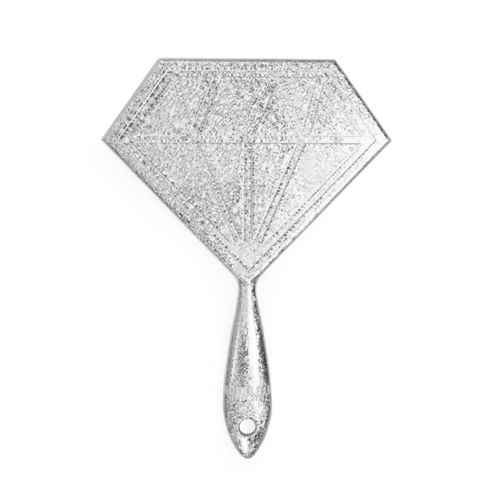 Jeffree Star Silver Diamond Hand Mirror